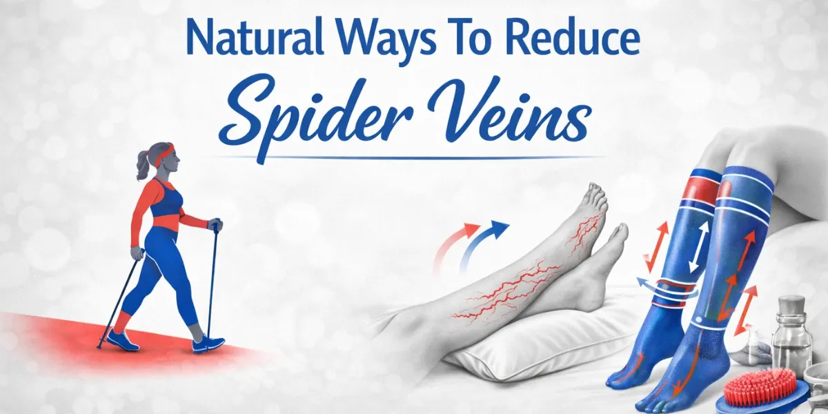 Natural Ways To Reduce Spider Veins