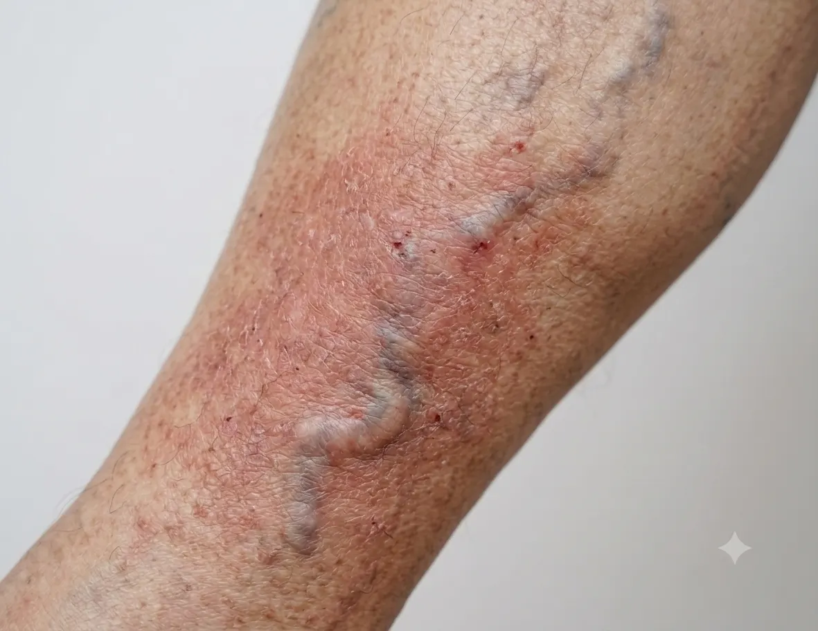 Itching or Burning
